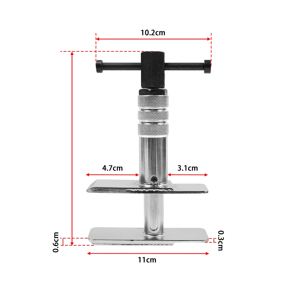 Heavy Duty Motorcycle Brake Caliper Spreader Tool Silver For Most Vehicle Brake Discs Compression Tool For Harley For Yamaha