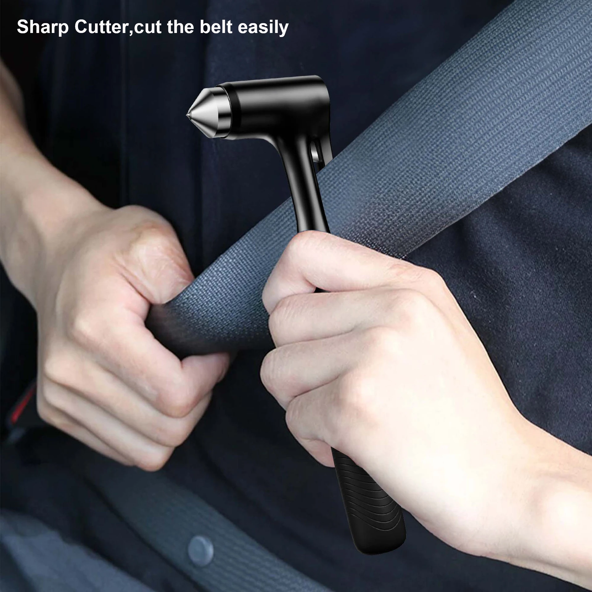 Car Window Breaker Emergency Hammer Auto Safety Hammer with Seat Belt Cutter for Auto Rescue Escape Life Saver Hammer