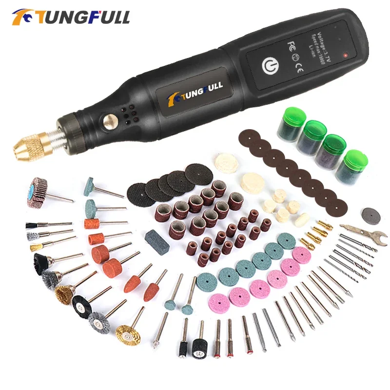 

USB Engraving Tool Dremel Tool Cordless Drill Rotary Tool Mini Wireless Electric Drill Rechargeable Polishing Machine Wood
