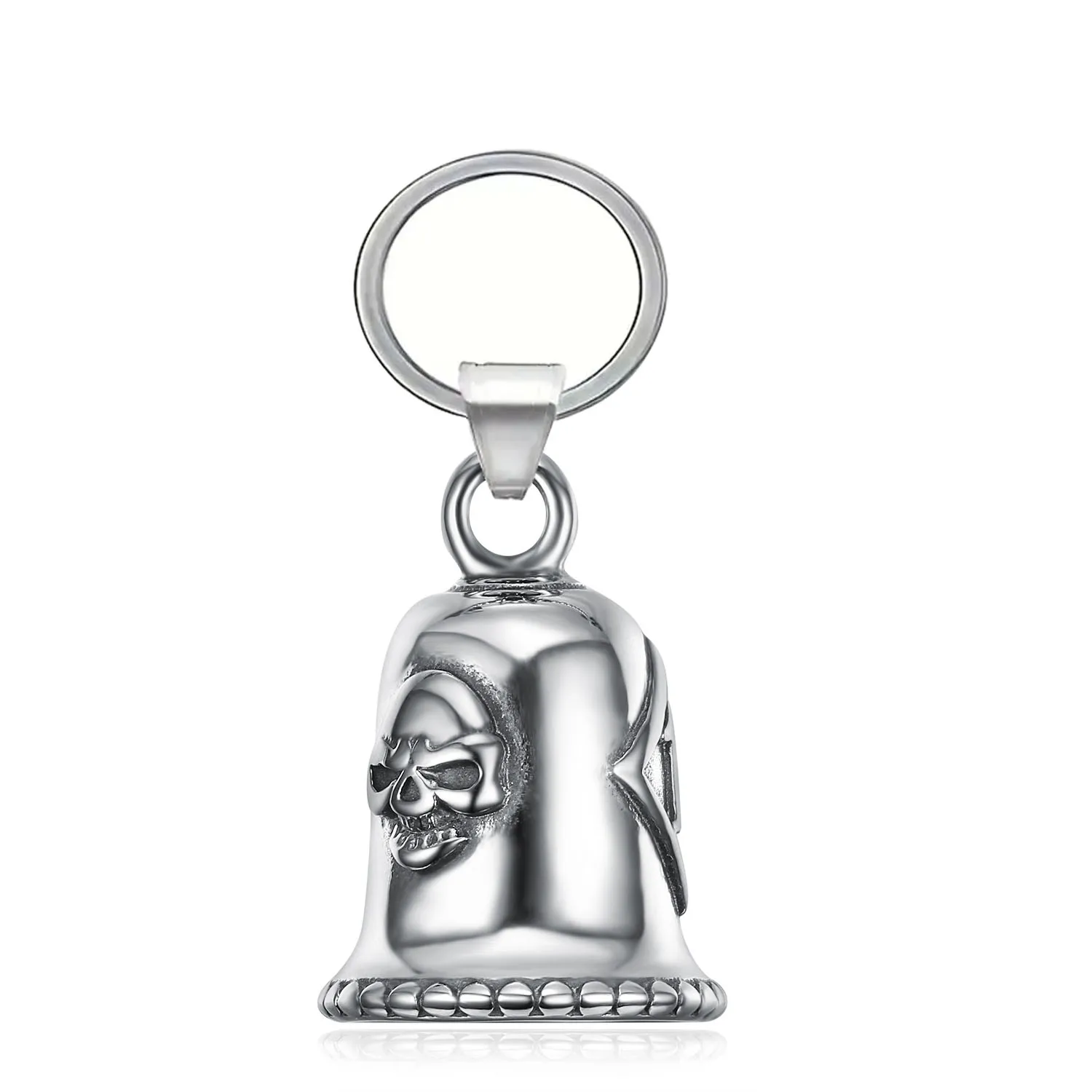 Skull Bell Motorcyclist Keychain Motorcycle Bell Riding Exorcism Accessory
