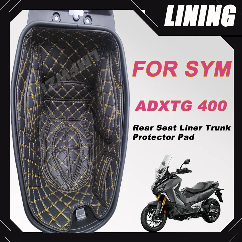 For SYM ADXTG 400 ADXTG400 Motorcycle Storage Box Seat Bucket Lining Pad Protector Accessories