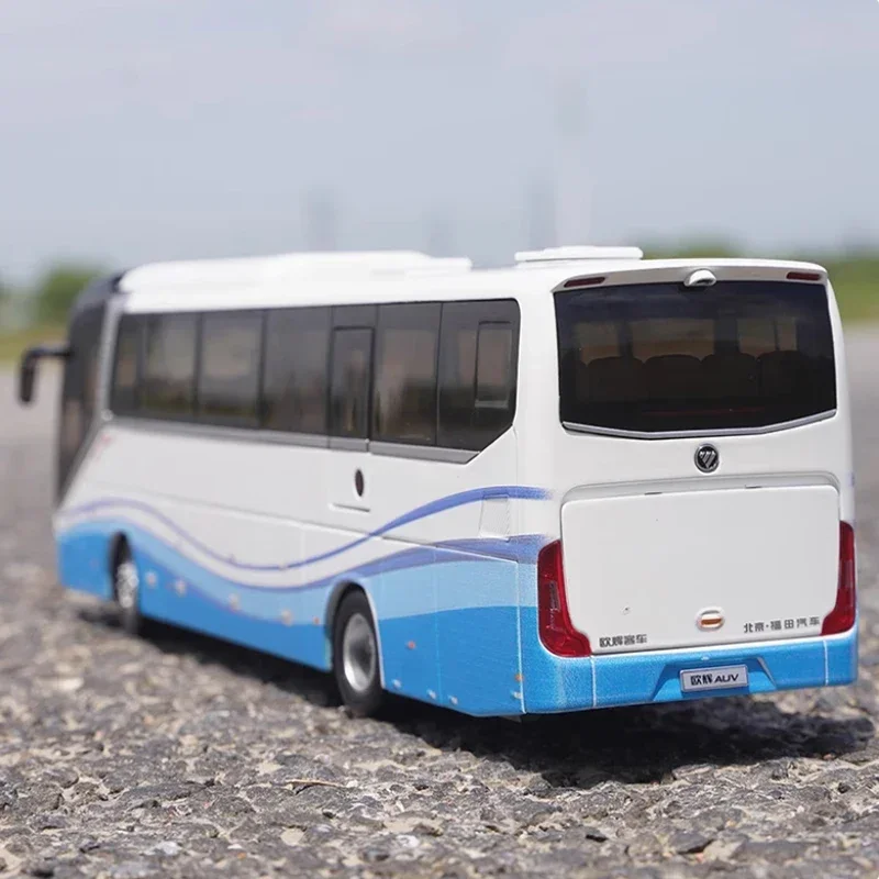 รถบัสท่องเที่ยว Foton BJ6122 AUV รุ่นจำลองสเกล 1:36 พร้อมไฟ วัสดุโลหะผสม ของสะสม ของที่ระลึก ของตกแต่ง ของขวัญวันหยุด