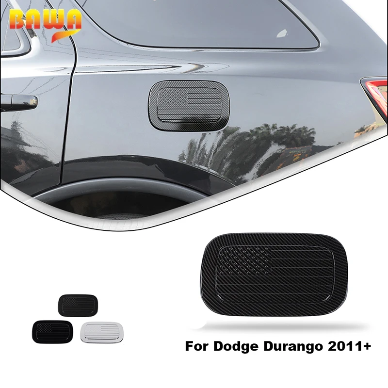 BAWA ABS Fuel Tank Cap Decoration Cover for Dodge Durango 2011 2012 2013 2014 2015 2016 2017 2018 2019 2020 UP Accessories