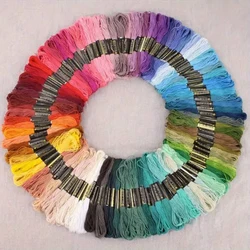 50pcs Friendship bracelet thread Rainbow embroidery thread Cross stitch embroidery thread Cotton bracelet thread Silk thread