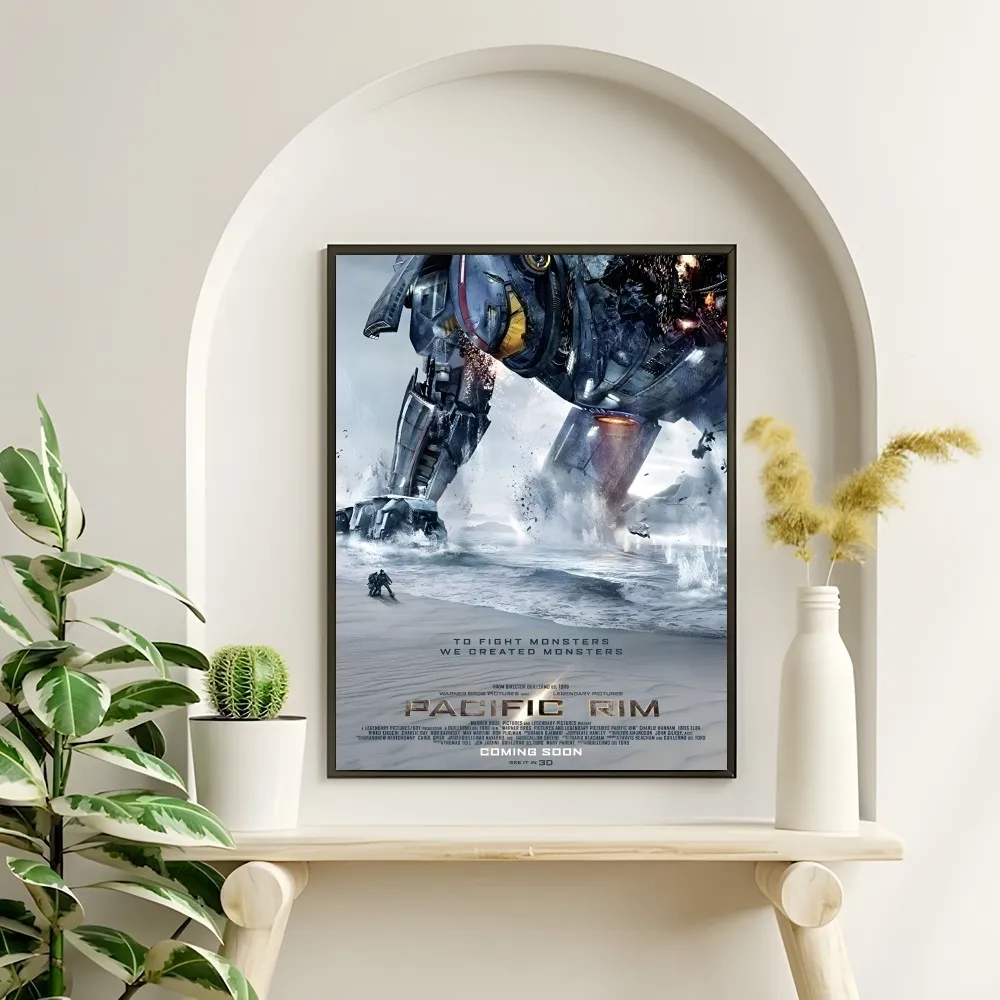 P-Pacific Rims فيلم فيلم ملصق رائع جدار الفن اللوحة دراسة الشمال ديكور المنزل