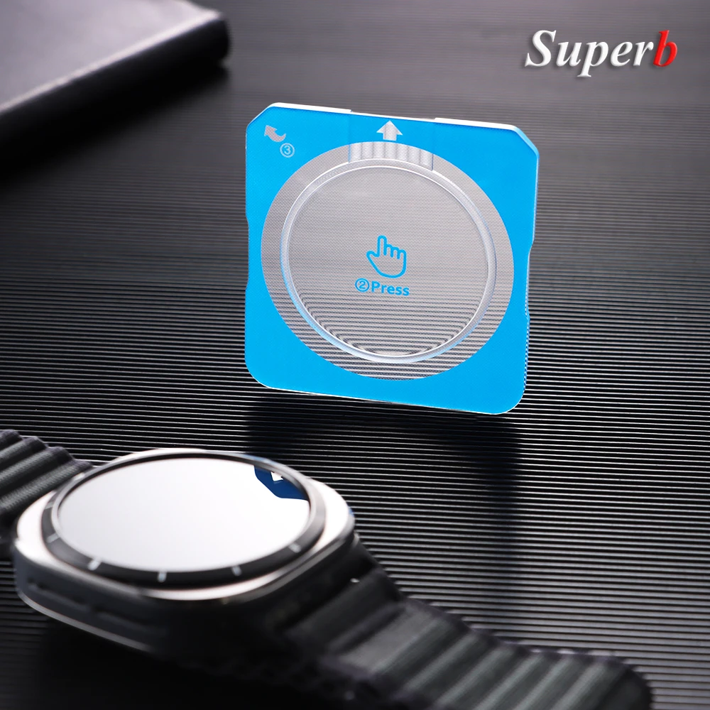 1/3/5 ชิ้นกระจกนิรภัยสำหรับ Samsung Galaxy Watch 8 Classic/Watch8 40MM 44MM HD ฟิล์มป้องกันหน้าจอใสติดตั้งง่าย