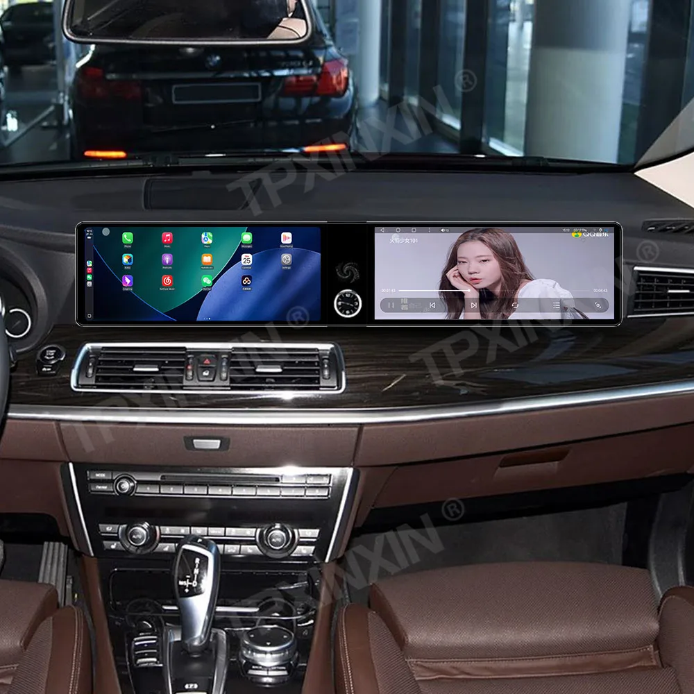 

Автомагнитола с двумя экранами для BMW 5 серии 5GT F07 2009-2017, Android Auto, CarPlay, GPS, навигация, Co-pilot, 24.6-дюймовый мультимедийный проигрыватель