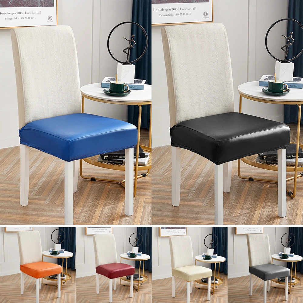 

1PC Cow Corner Stool Cover Elastic Waterproof Square Stool Cover Restaurant Chair Furniture Protector for Hotel Banquet Dining