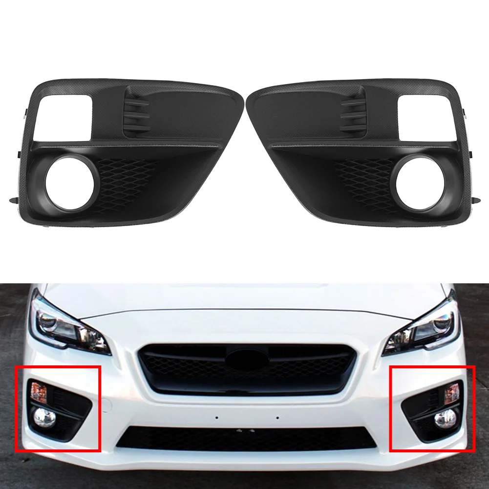 

Car Honeycomb Front Bumper Fog Light Bezel Cover For Subaru WRX STI 2015 2016 2017