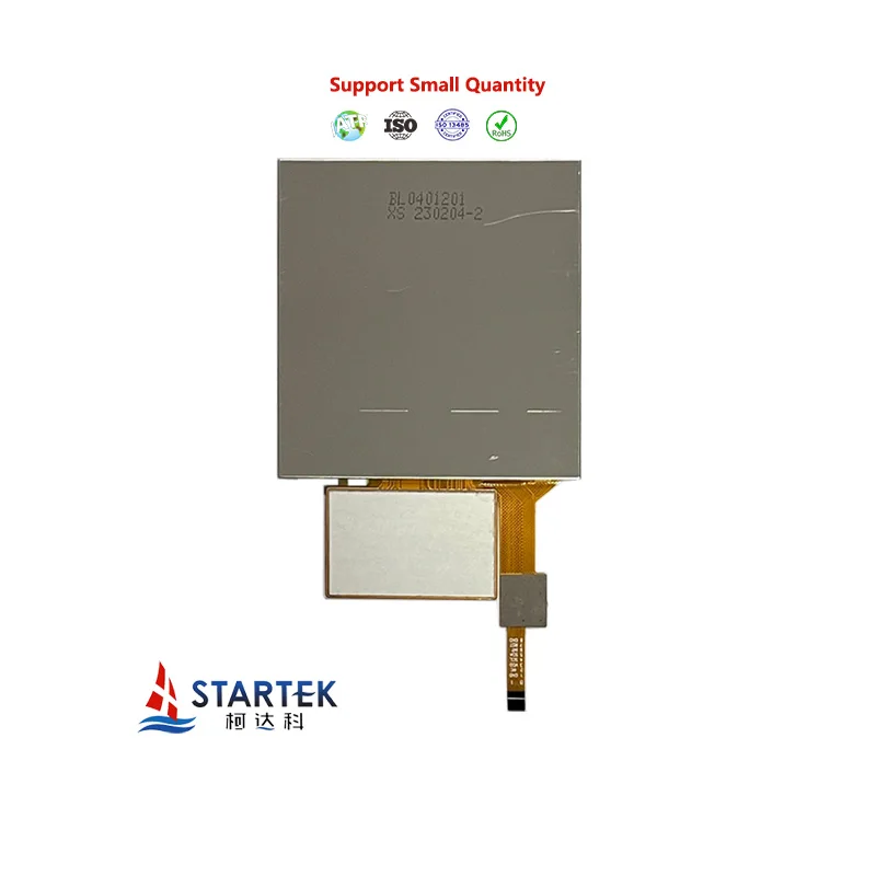โมดูลจอแสดงผล TFT LCD แบบสี่เหลี่ยมจัตุรัสขนาด 4 นิ้ว 480*480 โมดูลจอแสดงผล IPS LCD ความละเอียดหน้าจอ 480 480 จอสัมผัส TFT LCD
