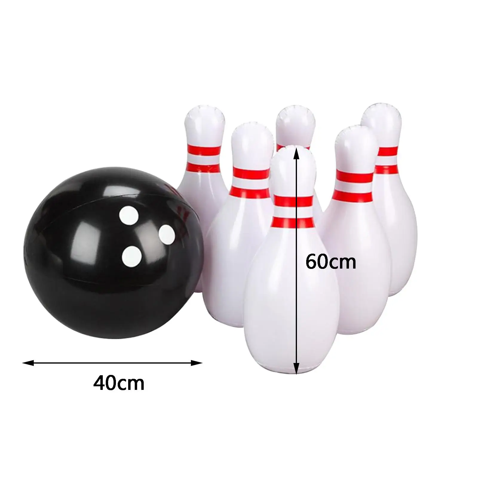 Giant Inflatable Bowling Set for Kids and Get-Together Party,Family Game Day