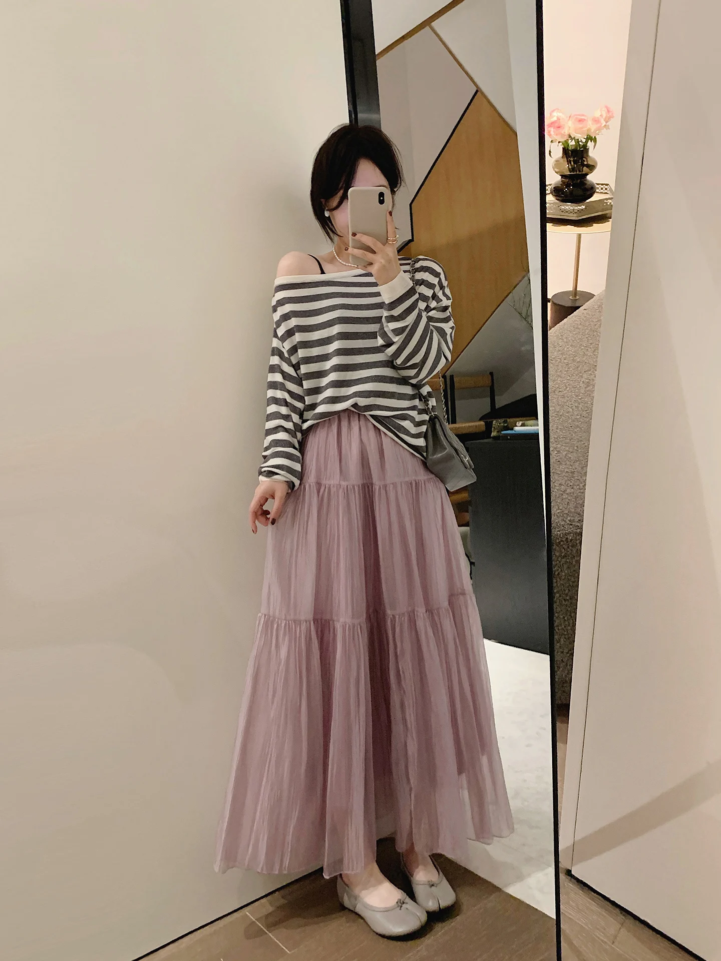 

Женская юбка-миди Misslady из шифона однотонного цвета, длинная, А-силуэта, с высокой талией, новая коллекция ранней весны, в стиле ретро, универсальная