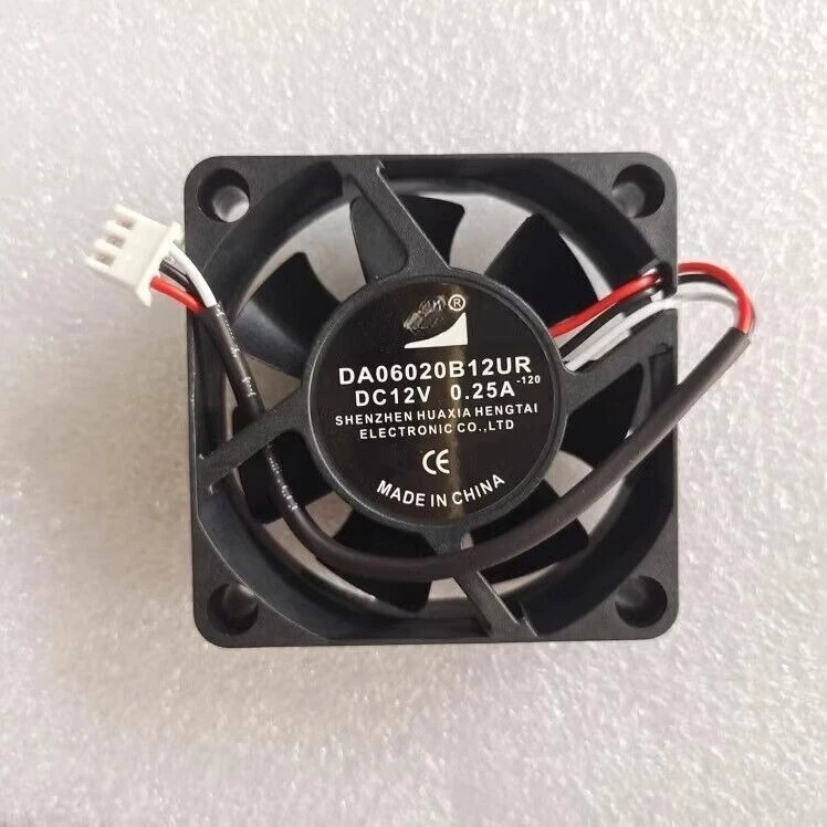

For New DA06020B12UR-120 6020 DC 12V 0.25A 6CM Three Wire Cooling Fan