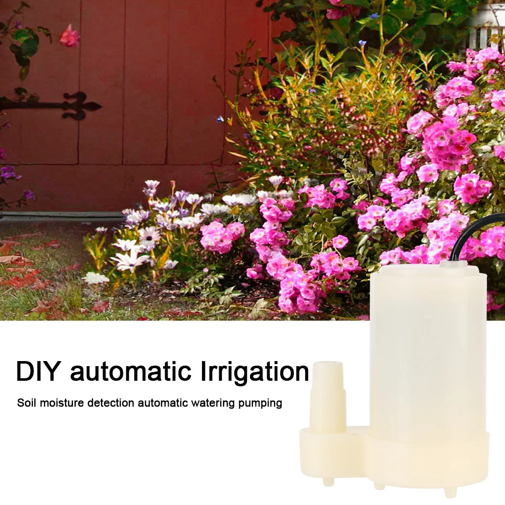 Soil Moisture Detection Garden Drip Watering Automatic Watering Irrigation System Water Pump Module Kit DIY