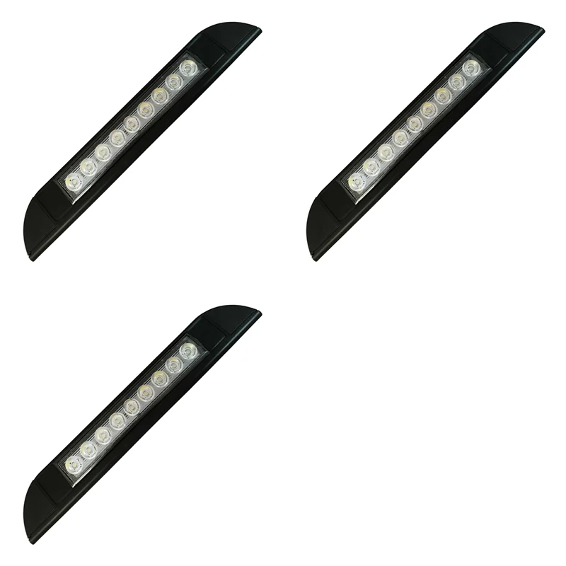 

3X9 светодиодный тент 12 В 24 В водонепроницаемый 256 мм внешний караван автодом полосовая лампа черный