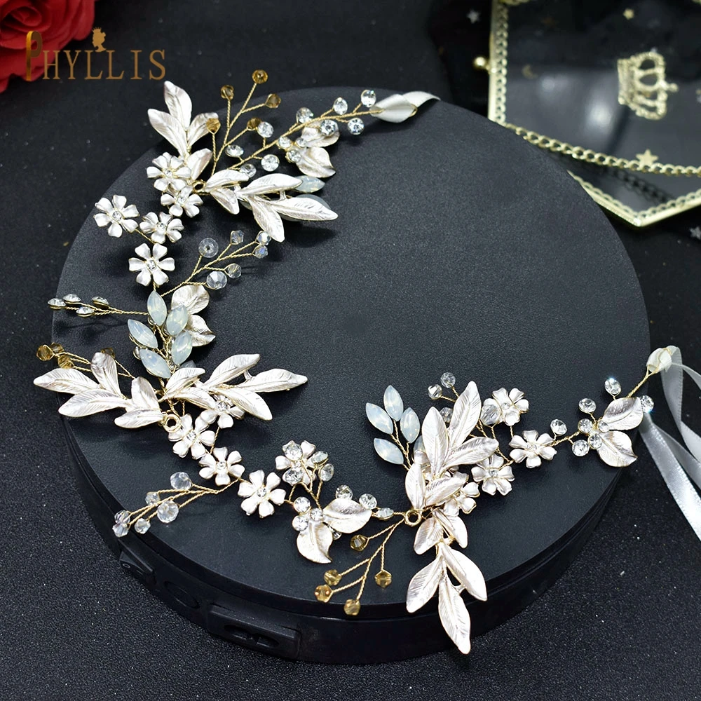 S127 Golden Wedding Sash Bridal Belts Fashion Women Belt Flower Rhinestone Sash Belt Pearl Bridesmaid Belts Wedding Dress Belts