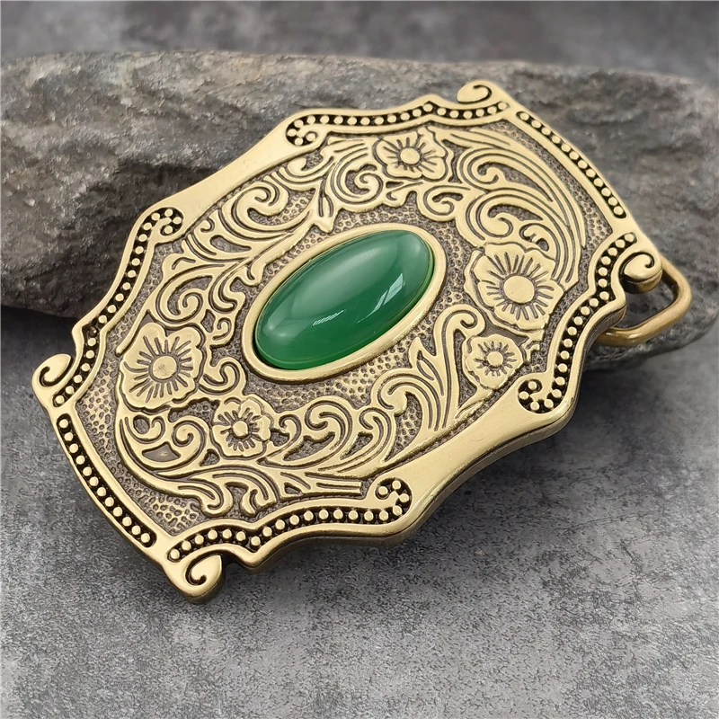 1ps-40-ミリメートル幅ヴィンテージ固体真鍮ベルトバックル男性のためのレトロな金属バックルストラップレザークラフトバックル男性ベルト-bk0031