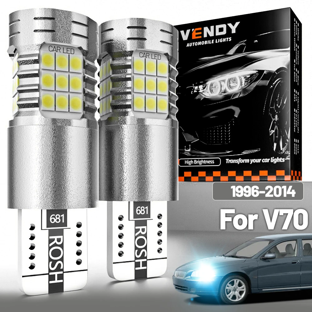 

2pcs LED Parking Light For Volvo V70 1996-2014 Clearance Lamp 2003 2004 2005 2006 2007 2008 2009 2010 2011 2012 2013 Accessories