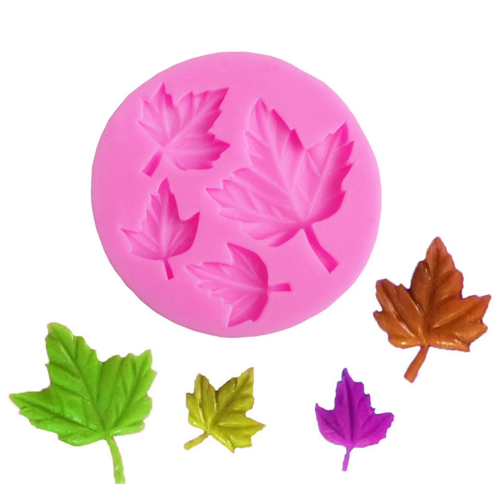 

Leaf Shaped Silicone Mold For Baking Cake Chocolate Fondant Diy Dessert Decoration Non Stick Flexible Molds Kitchen