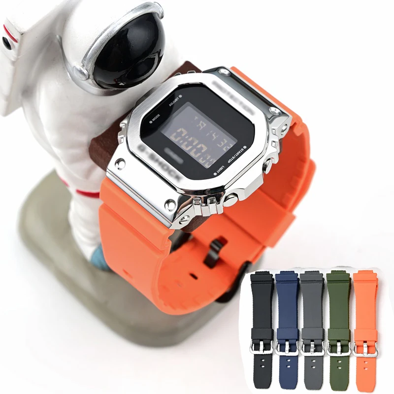 16mm Silicone Watchband for Casio G-Shock DW5600 ,GLS-5600,GW-M5610,G-5600,GW-B5600,GLX-5600,GB-5600,GW-6900 Bracelet Strap Blet
