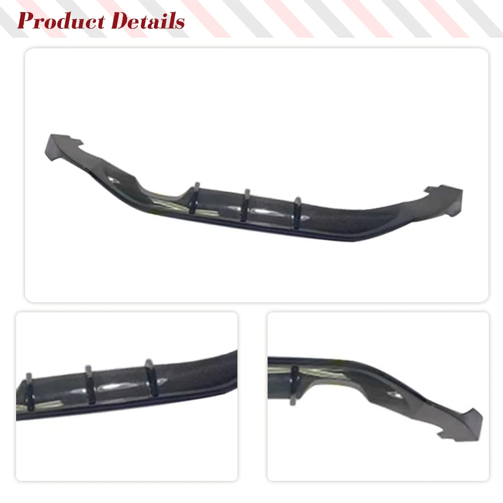 Car Rear Bumper Diffuser Splitters for Mazda MX5 MX-5 ND Miata 4th Generation PU Black Primer Car Rear Diffuser Tuning Diffuser