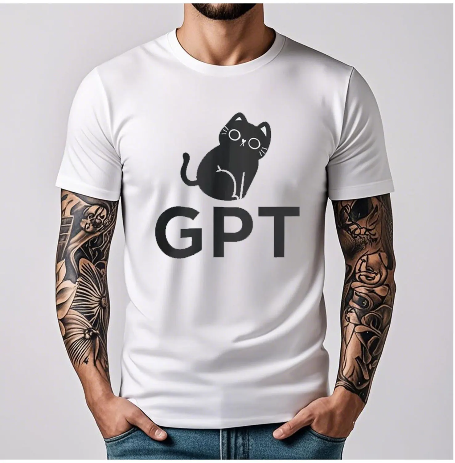 Chat Gpt Cat Shirt …