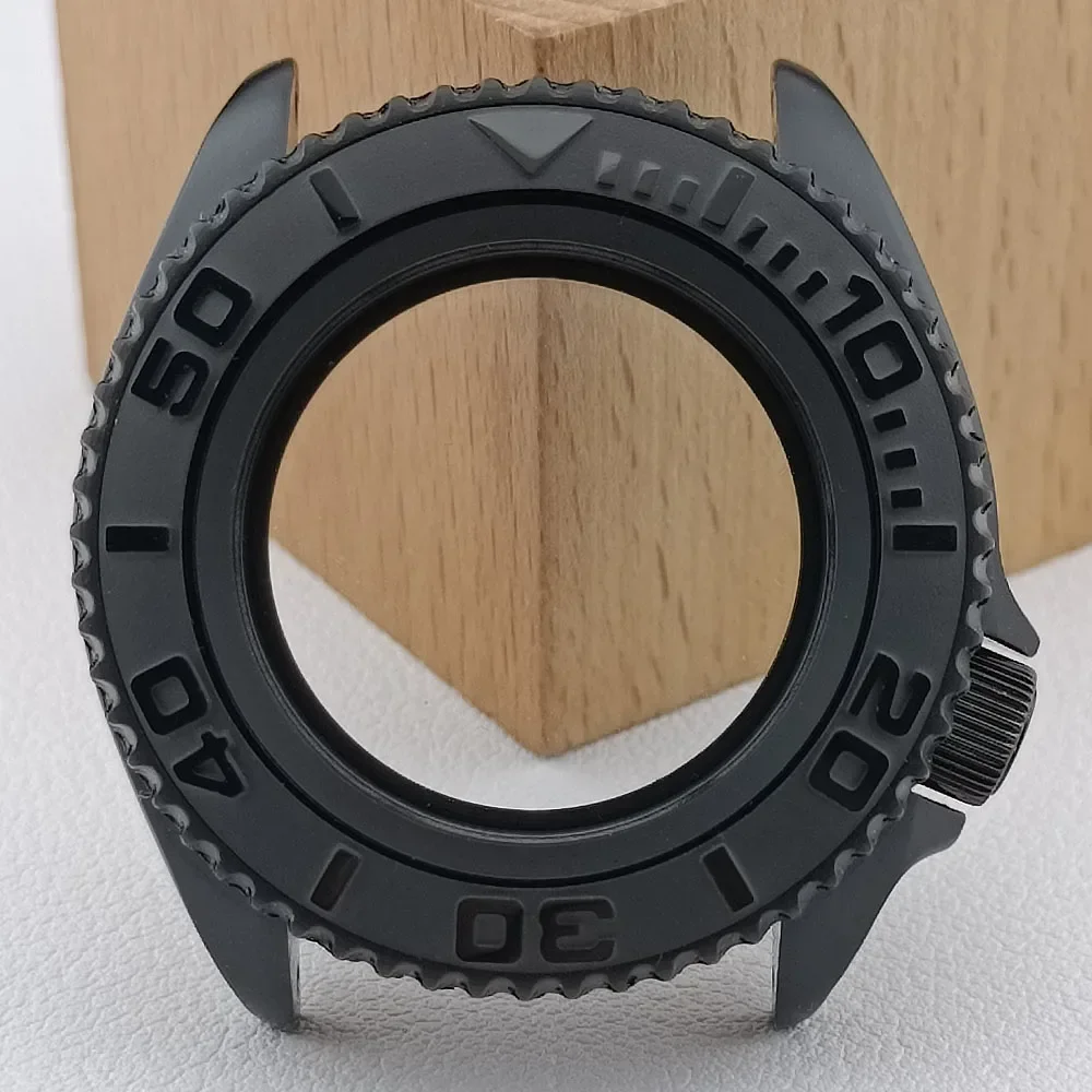 SKX007 Case 42mm Men's Watch Stainless Steel Rubber Strap FIT NH35 NH36 Movement Watch Accessories Sapphire Glass 22mm strap