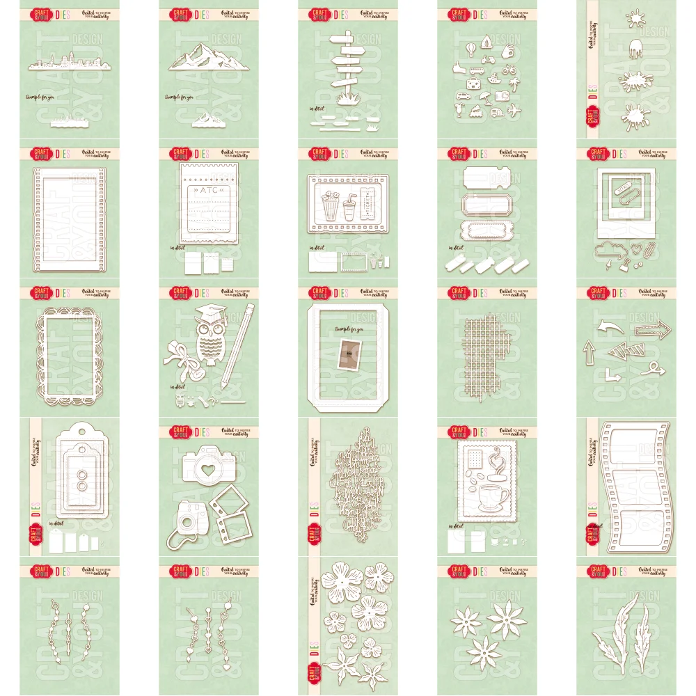 Troqueles de corte de Metal con borde de marco Aug 2024 para álbum de recortes DIY, tarjetas de papel de álbum, manualidades decorativas, troqueles en relieve, nuevo