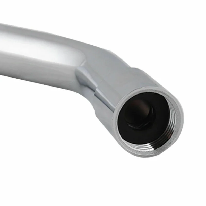 Durable High Quality Practical Extension Pipe Shower Arm Straight/ Angled Polished Chrome Rainfall Shower Head