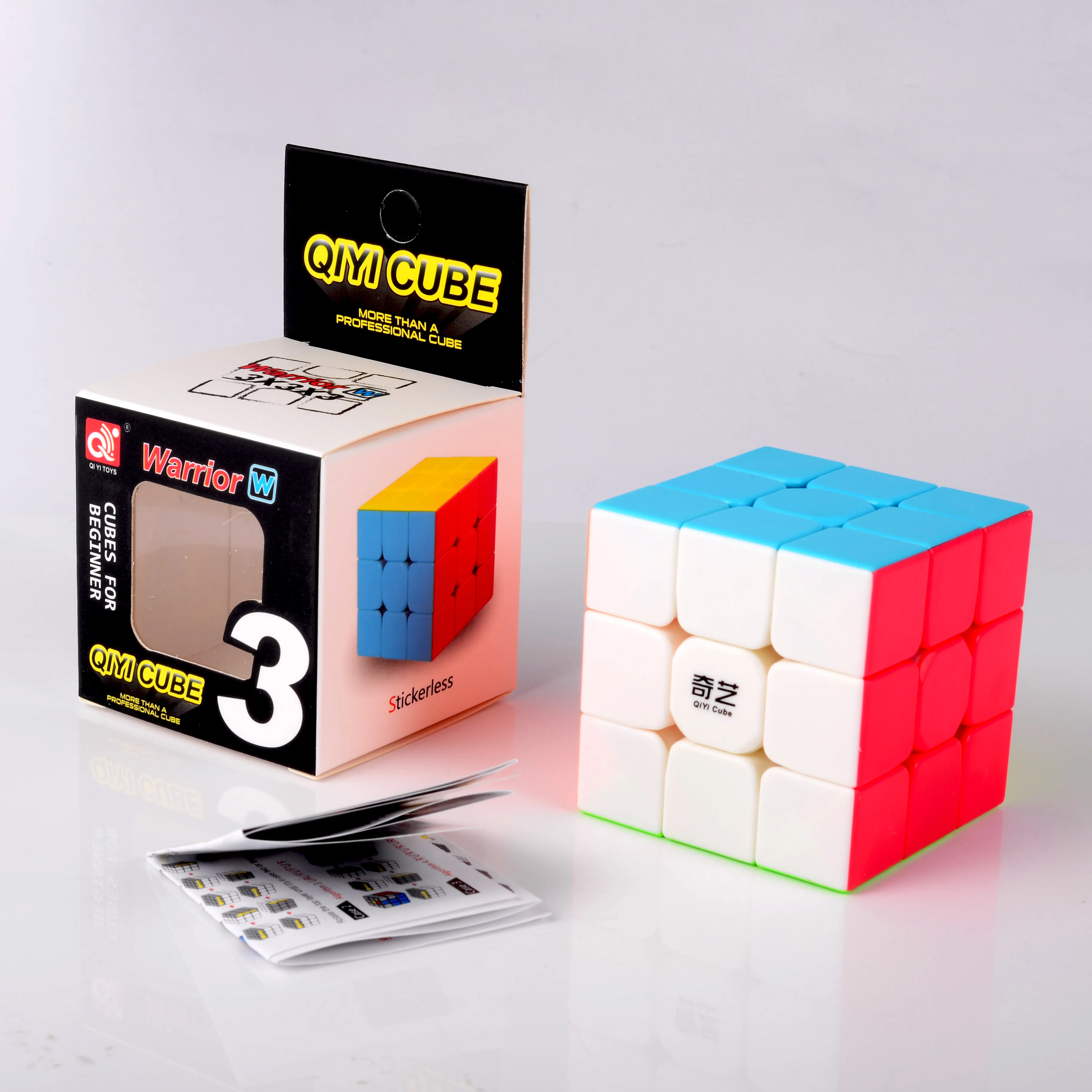 Qiyi Warrior W Colorful 3x3x3 Cube 3 Layers Magic Cube Profissional Competition Cubo 3x3 Neo Puzzle Speed Cube Toys For Children