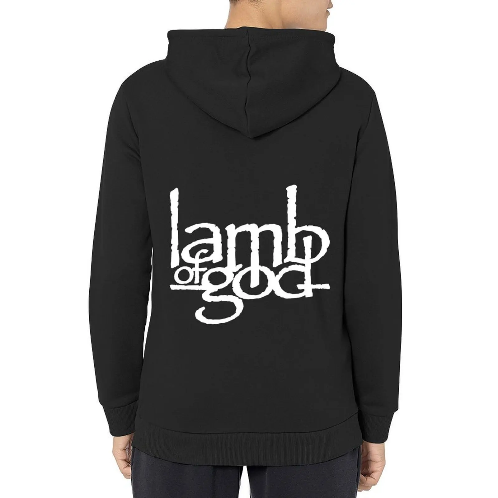 

best lamb of god band Hoodie korean style clothes men clothes japanese style korean autumn clothes new hooded tee