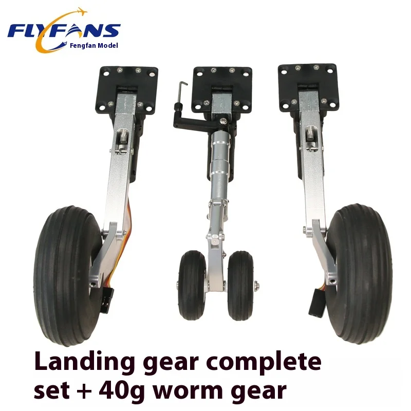Flyfans Mig-25 Fixed Wing Image Real Machine Metal Shock Absorber Landing Gear Electronic Worm Retractable Accessories