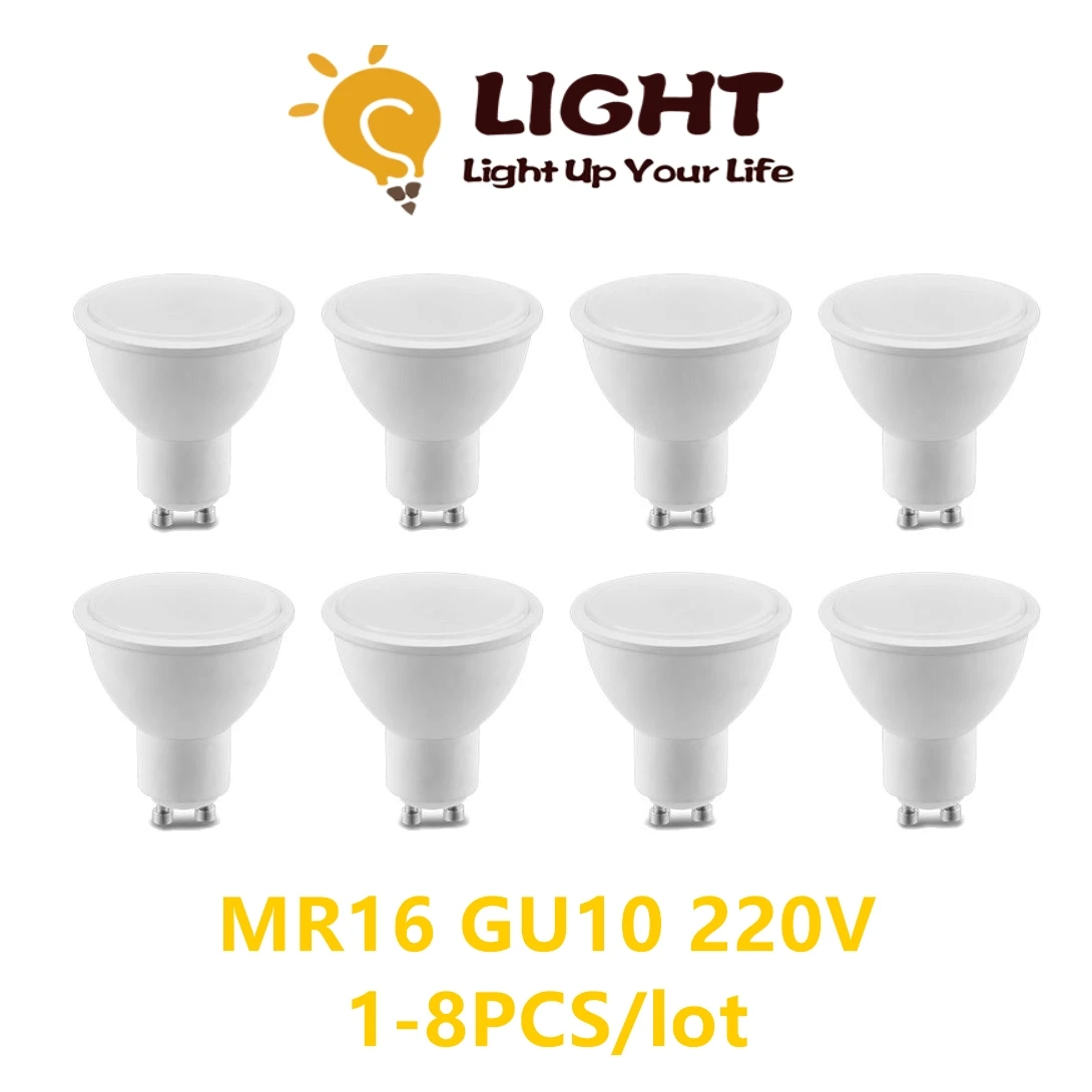 

MR16 GU10 GU5.3 LED Spotlight Bulb 3W-8W AC220V Warm white light is suitable for downlights instead of 50W halogen lamps