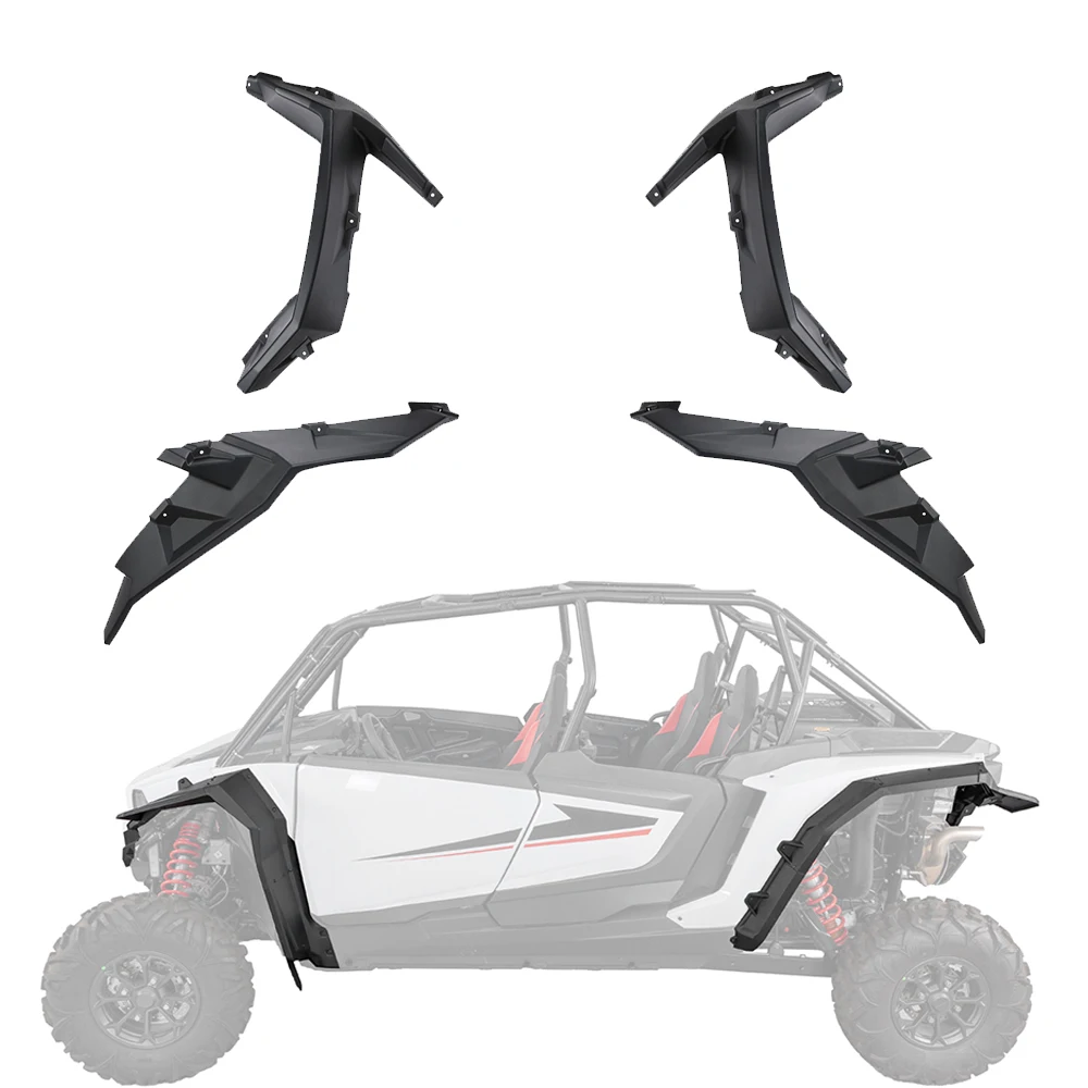 KEMIMOTO UTV Full Front Rear Extended Fender Flares Compatible with Polaris RZR XP 1000 /XP 4 1000 2014-2023 2024 2025+ #2889133