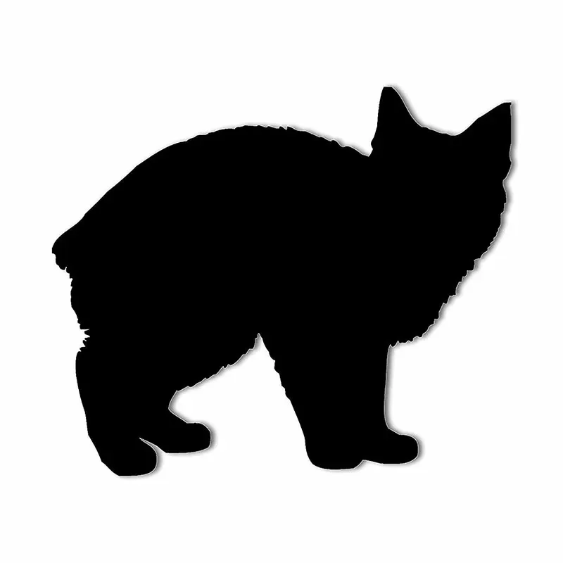 Manx Cat Breed Silhouette Beautiful Home Decor Decorative Metal Art Wall Sign Home Living Room Interior Decoration Metal Art