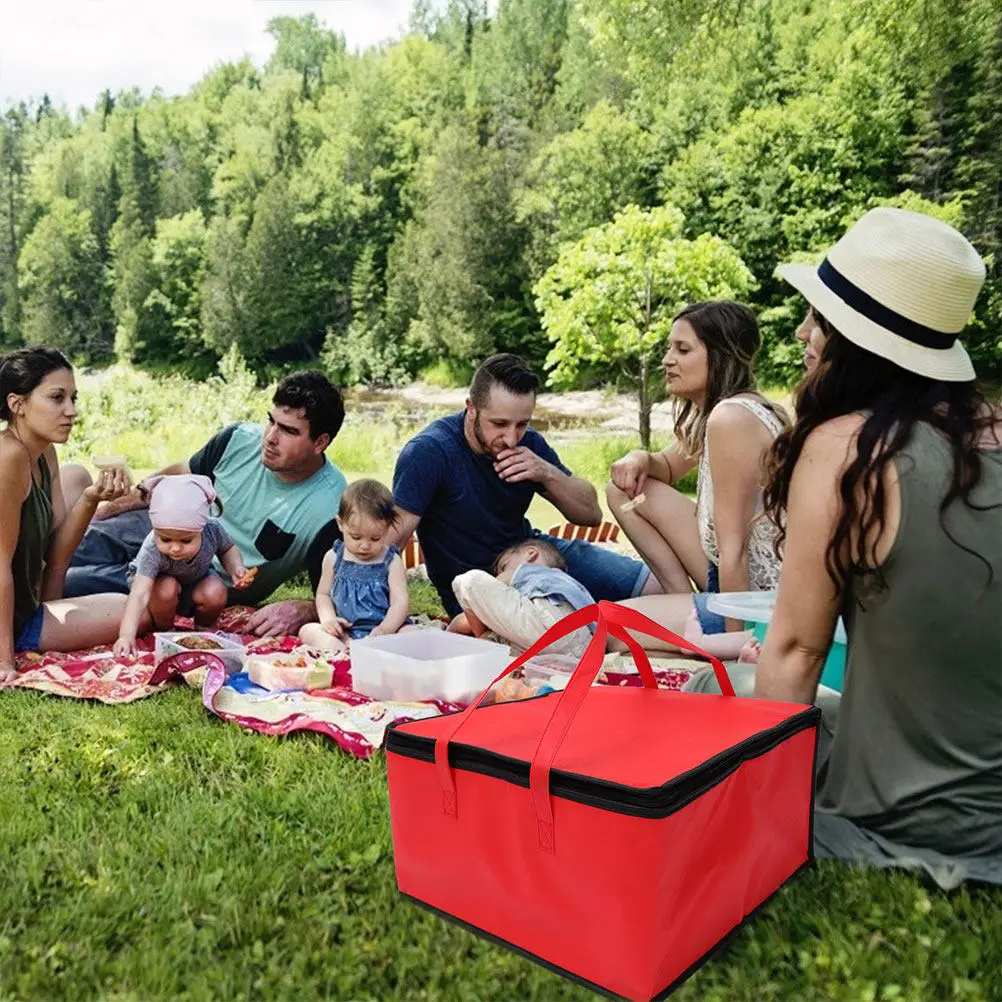 1Pcs Premium Food Delivery Bag Reusable Insulation Bag Strong Bearing Capacity No Deformation Cold Retention Picnic Storage Tote