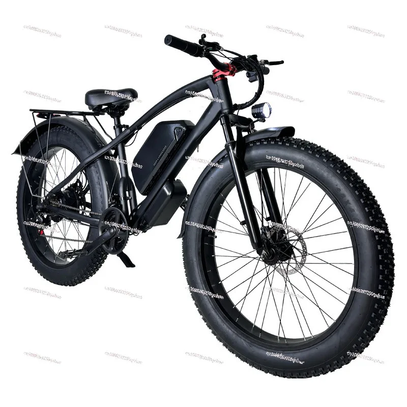 Electric bicycle 25km/h 48V lithium battery mountain bike adult lithium battery 26 inch two-wheeled battery car