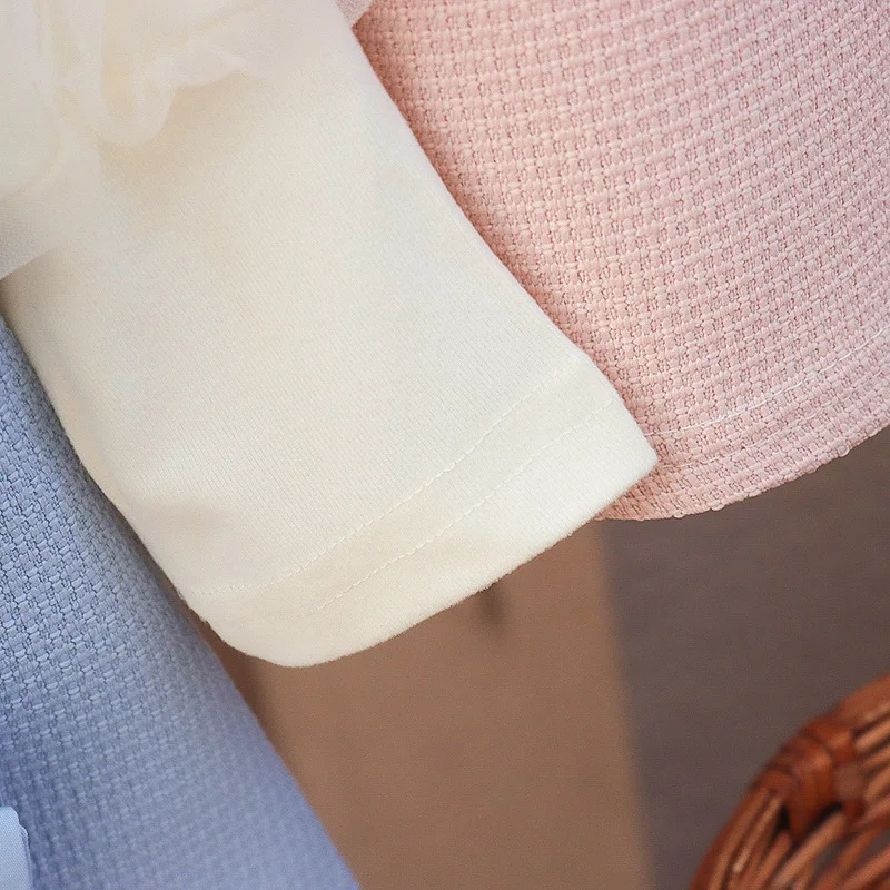 فستان الأميرة الجديد للفتيات الصغيرات على الطراز الكوري - نمط الأزهار الغربية بأكمام طويلة