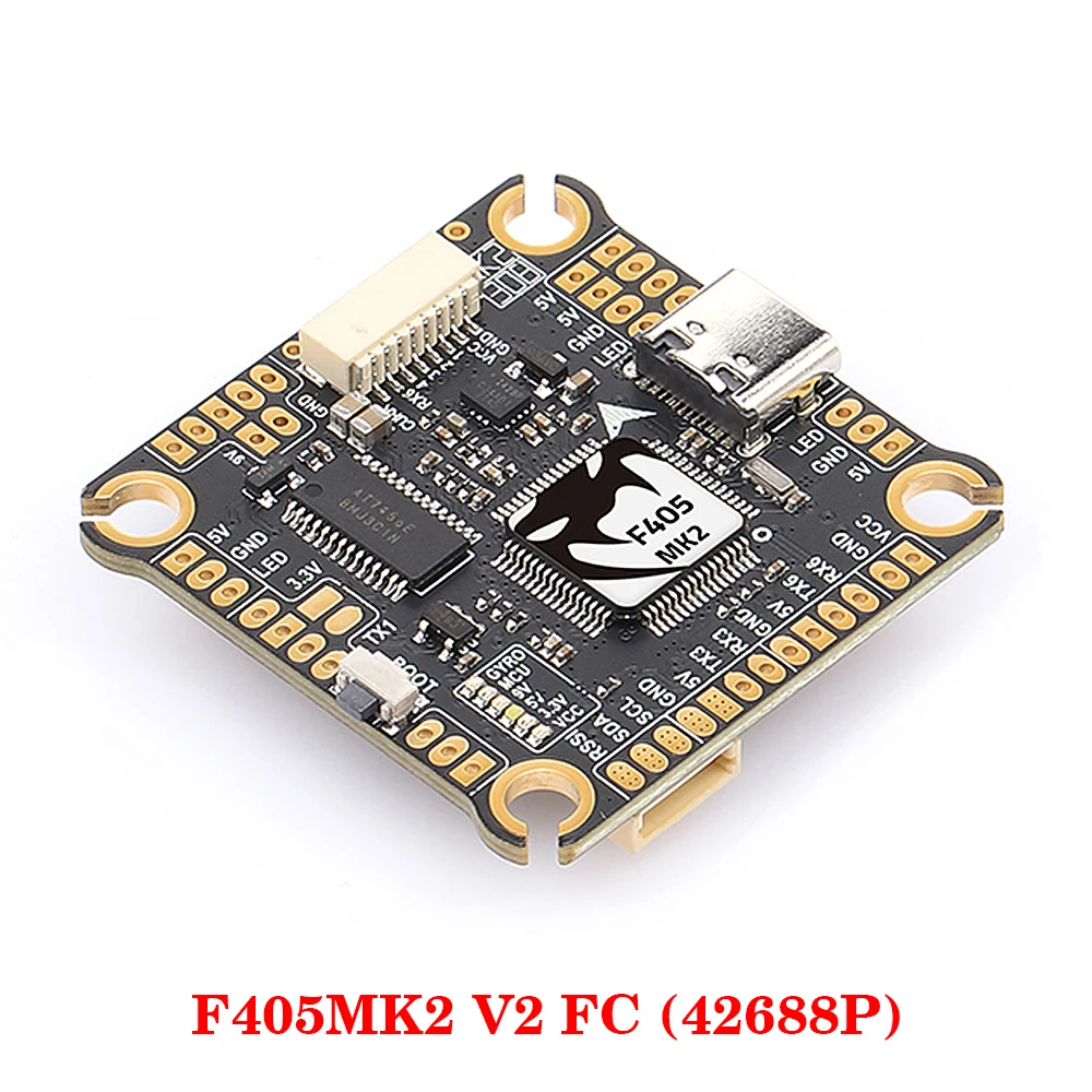 DIATONE MAMBA  F405 MK2 V2 (ICM42688P) Flight Controller W/BLHeli_S F40/ F55_BLS 4in1 ESC Dshot 300-1200 3-6S for RC FPV Drone