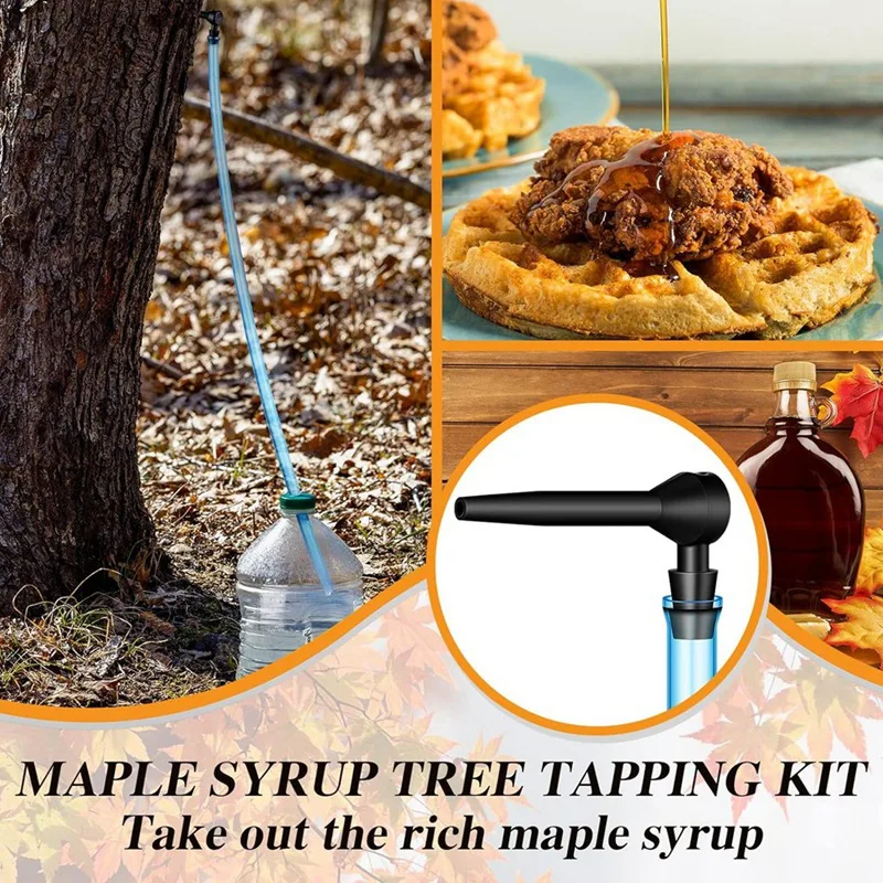 Maple Syrup Tapping Kit, Maple Tap e Food Grade Dropper Extractor, 13 pcs
