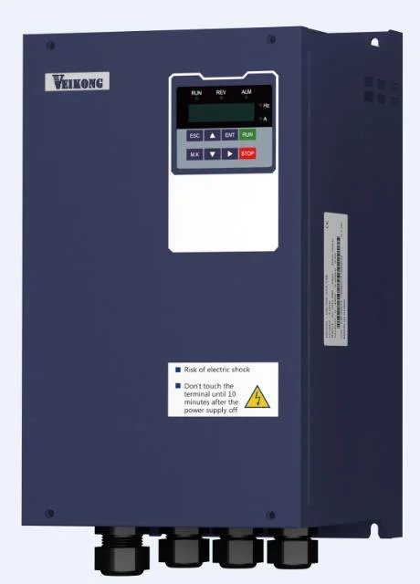 VEIKONG Solar Pump Controller IP65 MPPT PV Inverter 4KW 5.5KW 7.5KW 11KW For Irrigation VFD