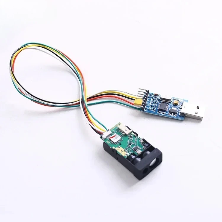 Serial Output Module Laser Distane Measure 60m Laser Range Sensor with USB