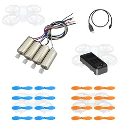 4DRC V8 Mini UAV Drone Accessories RC Helicopters Toy Parts Set Quadcopter Replacement Propeller Props Blade Wing Fans Battery