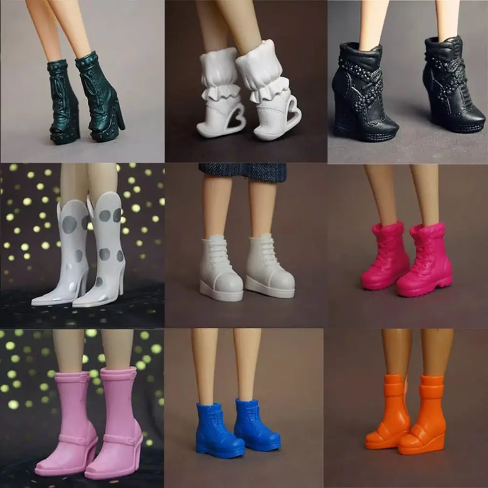 High Quality Quality 1/6 Doll Shoes 30cm 20 Styles High Heels Shoes Original Super Model Boots Doll Accessories