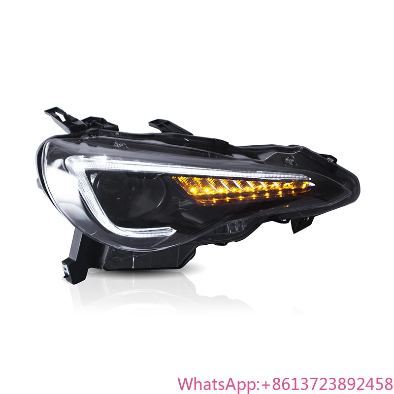 

VLAND Manufacturer Full LED Headlights 2012-UP Scion FR-S Sequential Car Head Lights for Toyota IS250 FT86 GT86 BRZ Front Lamp