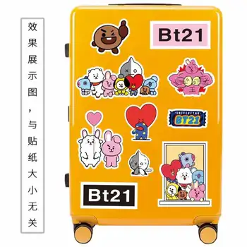 80 sztuk Kawaii Anime Nowe BT21 Cooky Shooky Cartoon Naklejki Y2K Kreatywne Etui na Telefon Naklejki Dekoracyjne na Komputer Prezent dla Dziewczyn 6 best sales etui na airpody bt21 - №1