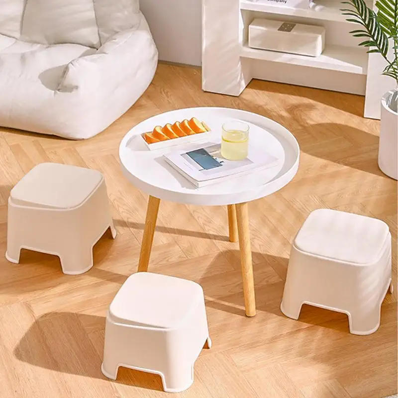 

Sitting Stool Small Non Slip Kitchen Bath Stepping Stool Stackable Lightweight Foot Rest For Teen Family Use In Bathrooms