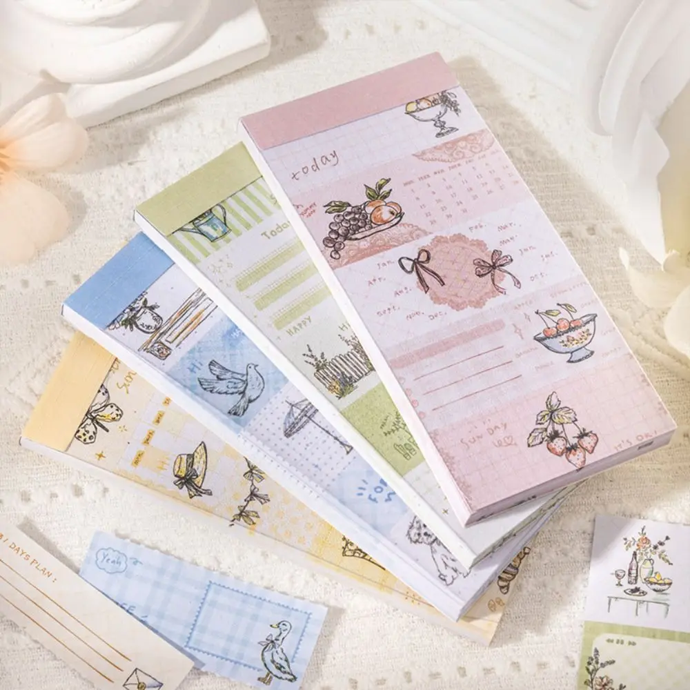 20Sheets Garden Journey Series Label Sticker Book DIY Writable Surface Memo Pads Gift Cartoon Scrapbooking Material Paper