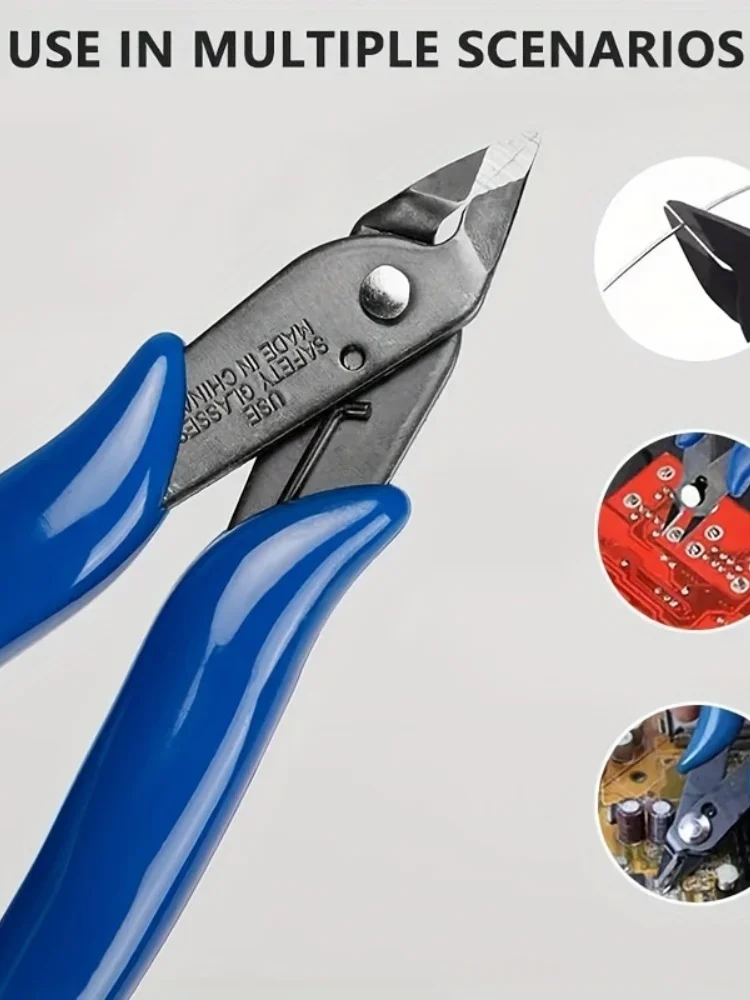 1PC 170 Universal Pliers DIY Electronic Diagonal Side Cutting Nippers Wire Cable Cutter 3D Printer Parts Hand Tools image 6