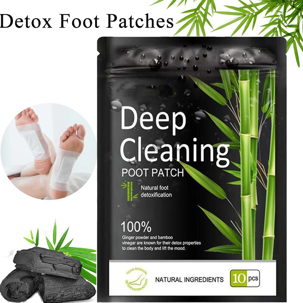 

10-100 шт. накладки для ног De-tox, глубоко очищающие подушечки для ног для ухода за ногами